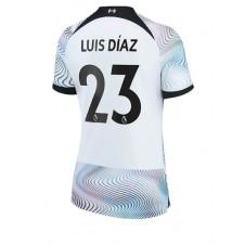 Liverpool Luis Diaz #23 Bortatröja Dam 2022-23 Korta ärmar